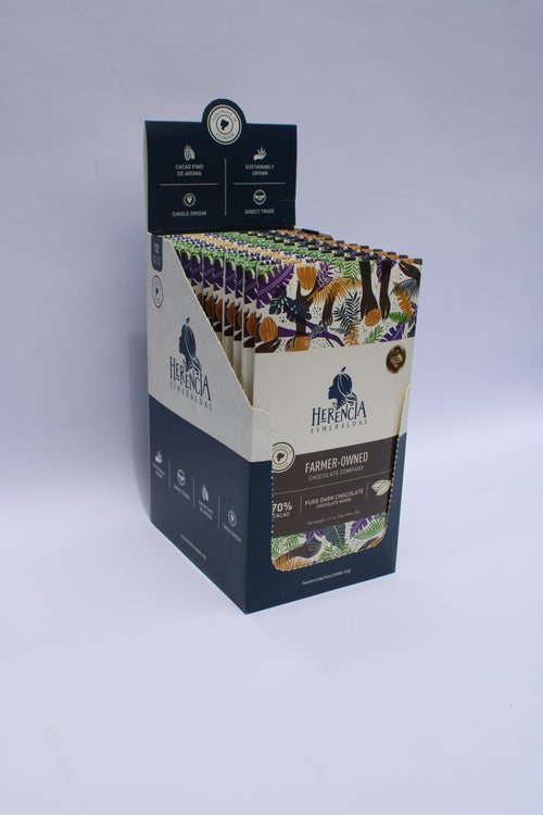 BARRA DE CHOCOLATE 70% PURO