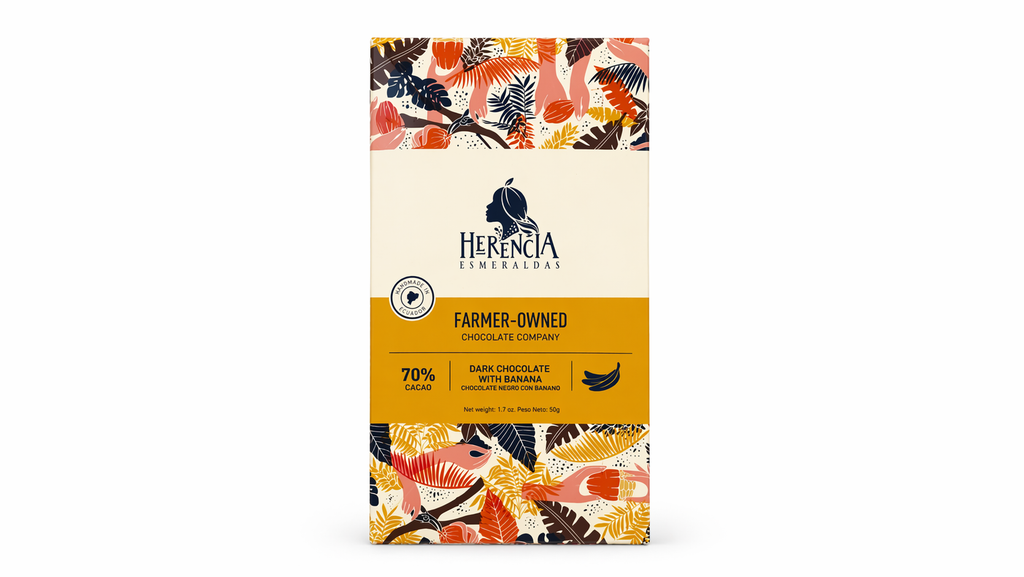 BARRA DE CHOCOLATE 70% CON BANANO