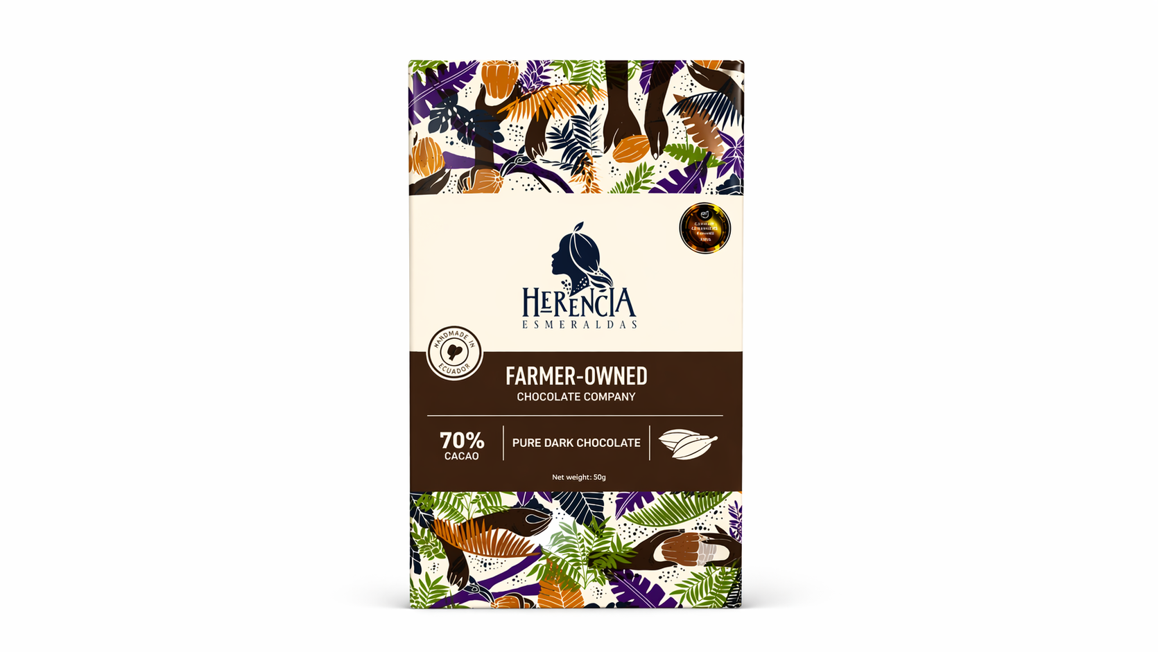 BARRA DE CHOCOLATE 70% PURO